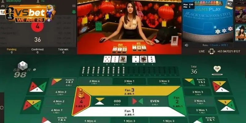 Những chiến thuật đáng thử khi vào bàn Fan Tan